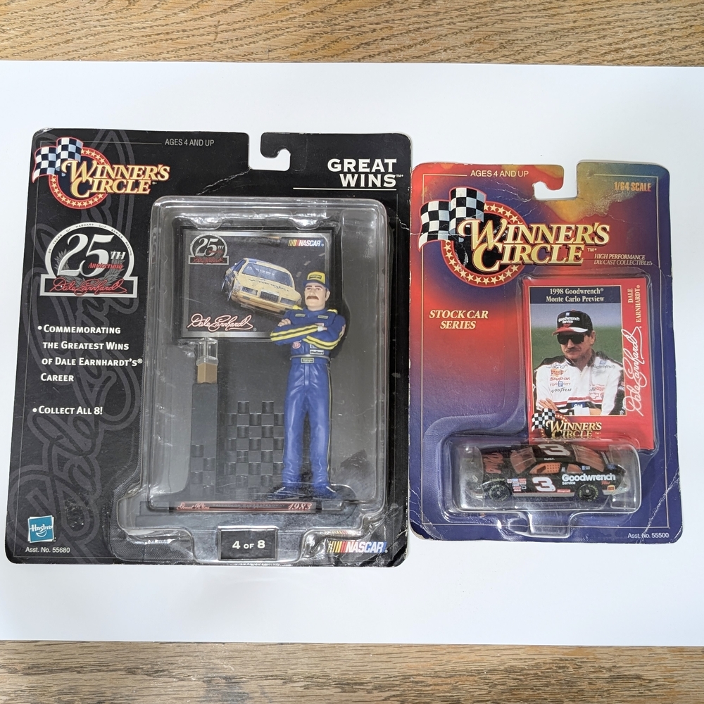 Winner's Circle Dale Earnhardt Collectible Figure & #3 Goodwrench Car